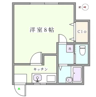 ドエル西【1階】の間取り