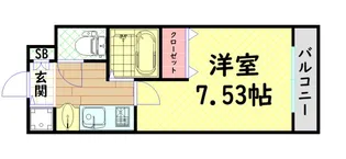 クレアートアドバンス大阪城南【2階】の間取り