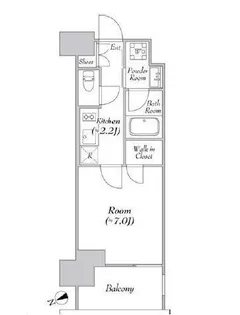 カナルフロント芝浦【2階】の間取り