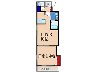 LUXE中書島【2階】の間取り