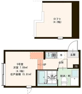 レガーミ【1階】の間取り