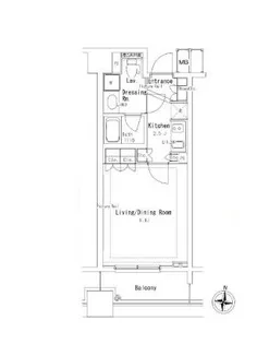 パークアクシス御茶ノ水ステージ【7階】の間取り