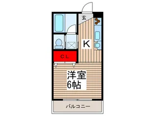 LA TOURELLE諏訪坂【1階】の間取り