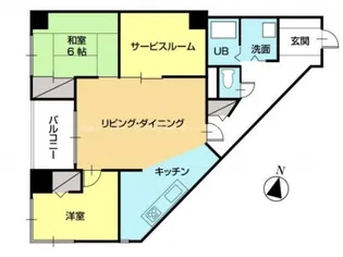 シティウエストコート【9階】の間取り