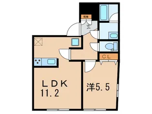 ラフィーネ音羽【3階】の間取り