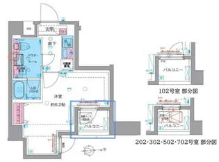 ジェノヴィア東向島IV【3階】の間取り