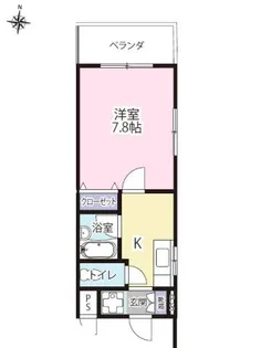 CHILL HOUSE ~チルハウス~【3階】の間取り