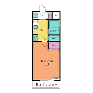 アーバンライフ錦 II【2階】の間取り