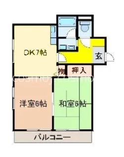 エスポールシバタ【2階】の間取り