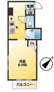 チセ・ムジュール【3階】の間取り