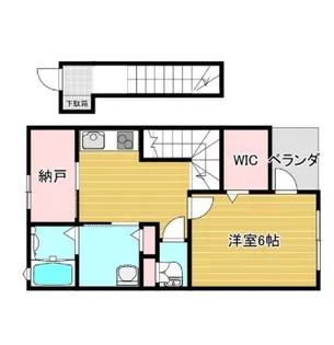 アッセンブル【2階】の間取り