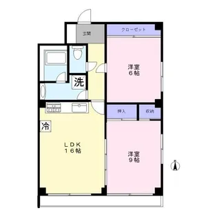 シーズンテラス大岡山【3階】の間取り