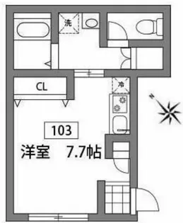 CBテラス久が原【1階】の間取り
