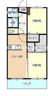 ルグランII【1階】の間取り