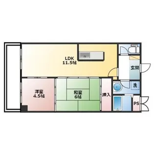 アクトピアTOYAMA【5階】の間取り