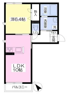 ホワイトサニーヒルズA【2階】の間取り