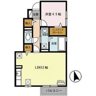 プランドール田寺東【1階】の間取り