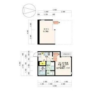 ドンドンパーク【1階】の間取り