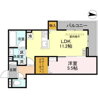 ドエル25【1階】の間取り