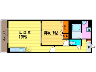 ヴィラフォンテ-ヌ桂川の間取り