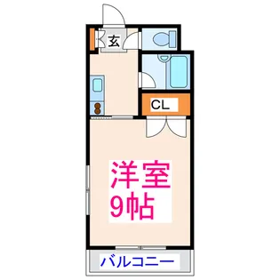 エル子飼【3階】の間取り