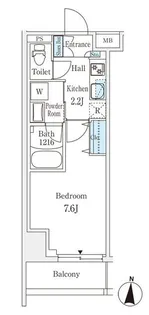 ラティエラ練馬【5階】の間取り