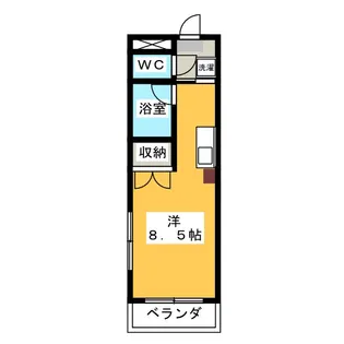 ジュネスベウラ【2階】の間取り