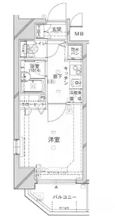 スパシエアランシア亀戸【6階】の間取り