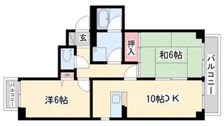 ベルコート加古川【2階】の間取り