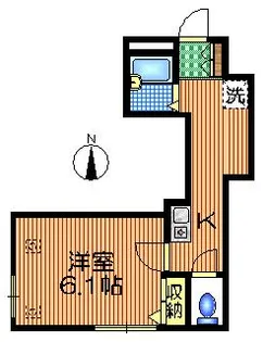 ルミエール千歳台【1階】の間取り