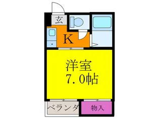 プチルミエール【2階】の間取り