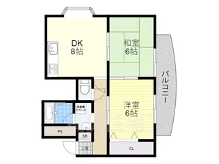 富尾ビル【4階】の間取り