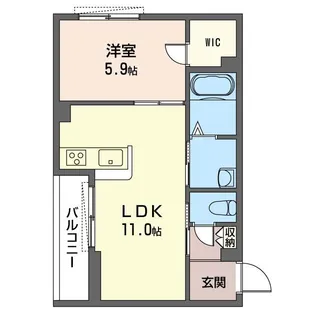 Rizmy Mansion【2階】の間取り