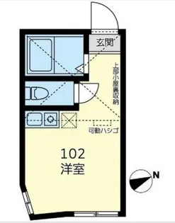 ユナイト・衣笠フォルカオの杜【1階】の間取り