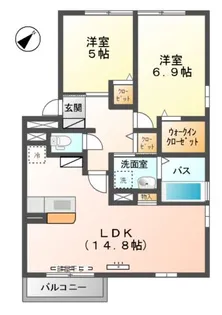 Yラルーチェ【2階】の間取り