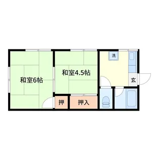 神明富士美ハイツ【2階】の間取り