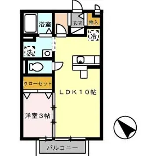リモージュ【1階】の間取り