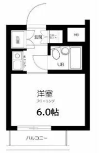 フリーダム町屋【3階】の間取り