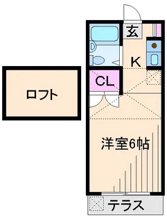 ルミエール菊名【1階】の間取り