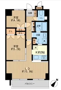 プリヴェ根岸【6階】の間取り