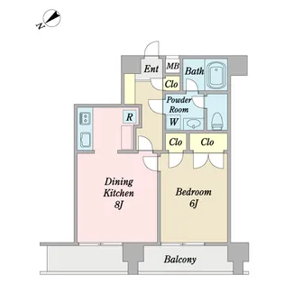 ザ・チェリーステージ【5階】の間取り