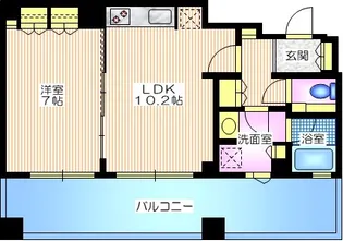 アトラス野毛山【5階】の間取り