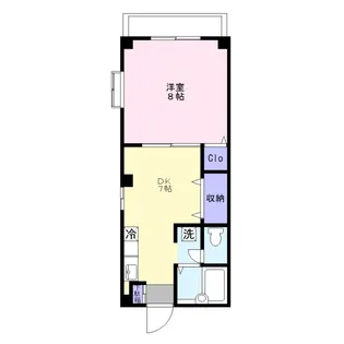 KENコーポラス【1階】の間取り