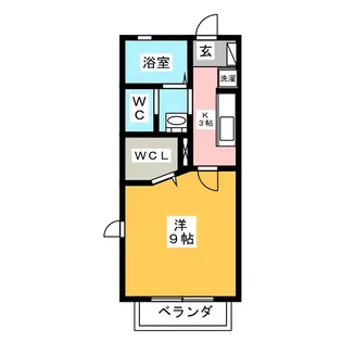 ヴィータ・中田本町【2階】の間取り