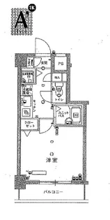 スカイコート東陽町WEST【4階】の間取り