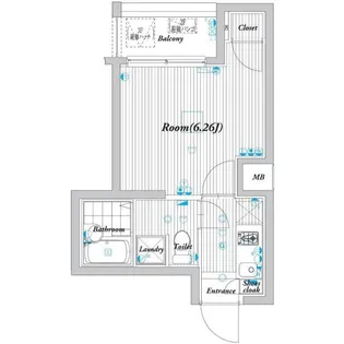 パレ・ホームズ阿佐ヶ谷II【2階】の間取り