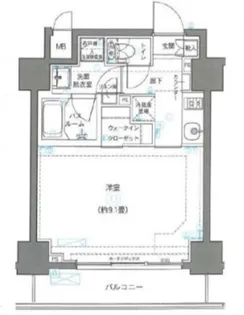 ZOOM横浜【4階】の間取り
