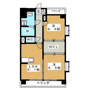マジェスティ【3階】の間取り