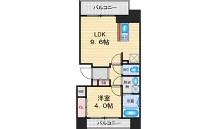 メイクス今池プライム【10階】の間取り