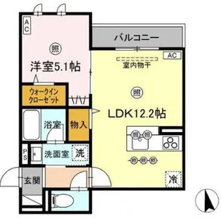 D-residence川口3丁目E【3階】の間取り